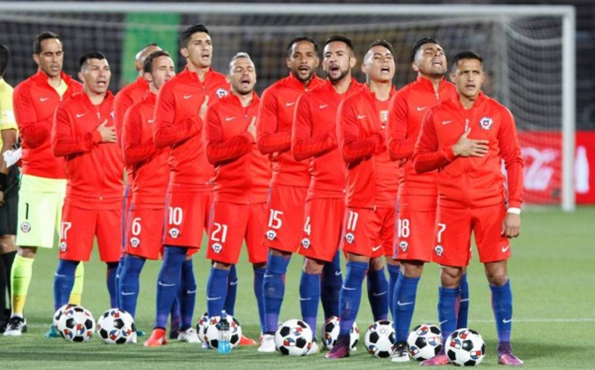 Chile: Los chilenos se ubican en el cuarto lugar con 23 puntos, el último lugar que da cupo al Mundial de Rusia 2018.