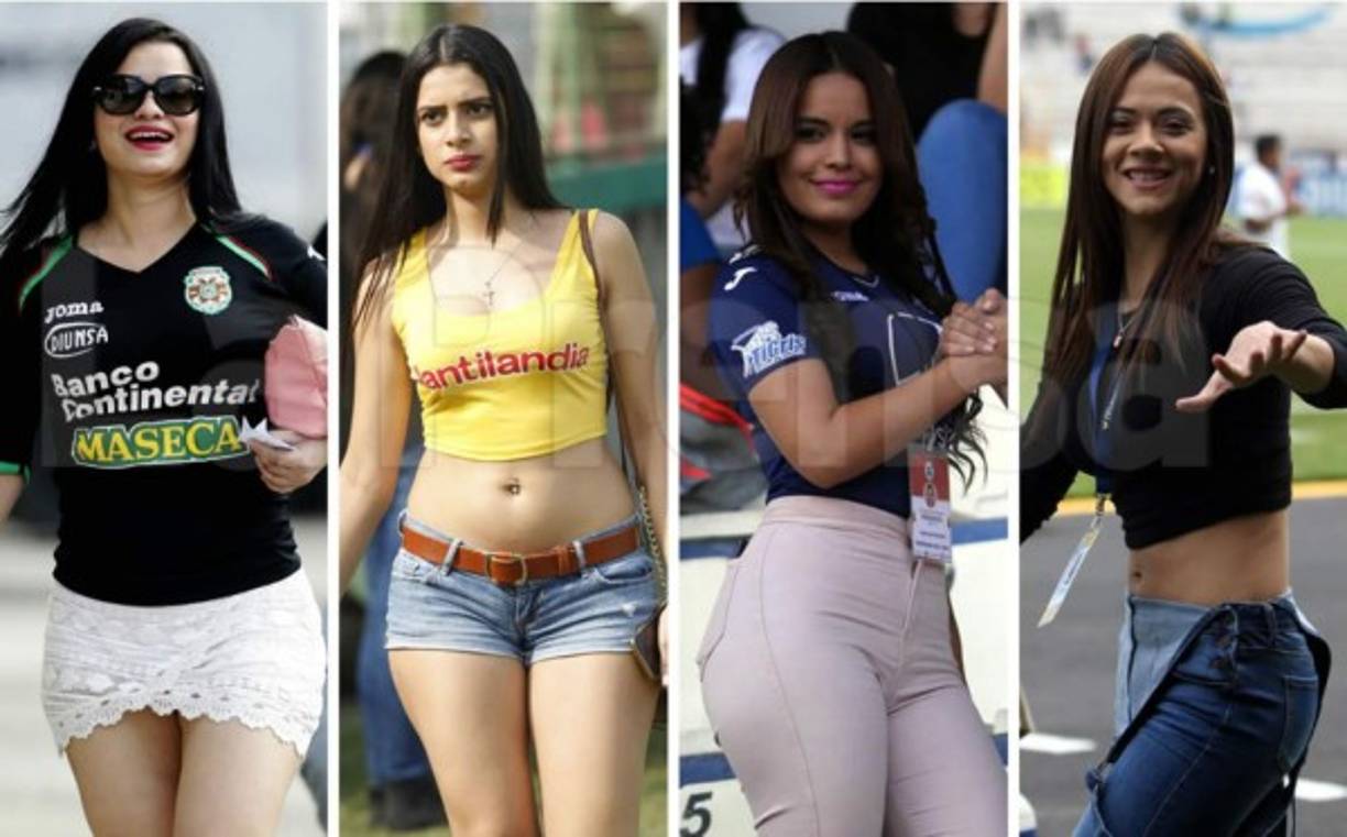 Domingo de Liga Nacional y las chicas lo saben... estas son las bellezas que adornan la jornada 14 del Torneo Apertura 2017-2018 en el fútbol hondureño.