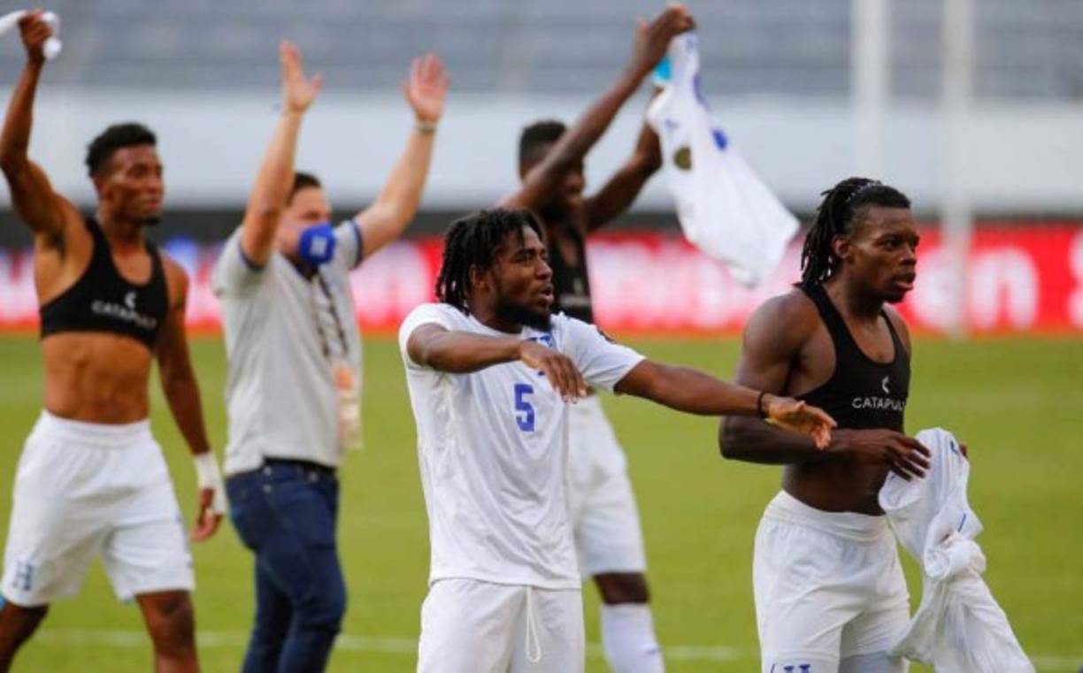 De esta manera, Honduras estará en el torneo olímpico masculino de fútbol por quinta vez en su historia, cuarta consecutiva; antes lo logró para Sidney-2000, Pekín-2008, Londres-2012 y Rio de Janeiro-2016. Foto AFP
