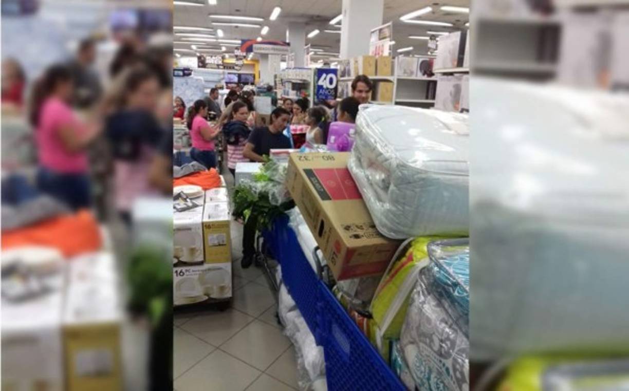 Las carretas se vuelven insuficientes en las tiendas.