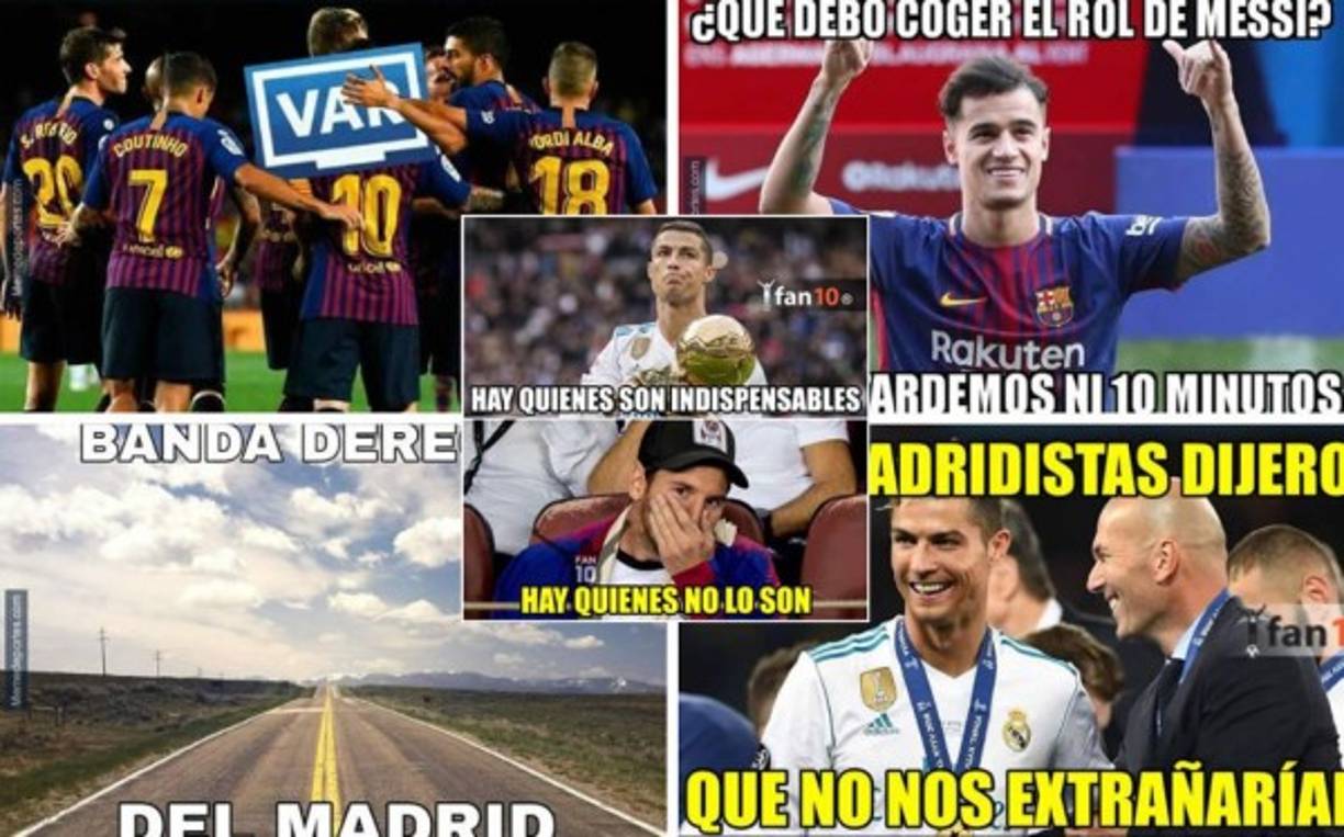 Los divertidos memes que nos deja la goleada del Barcelona al Real Madrid en el Camp Nou por la Liga Española.
