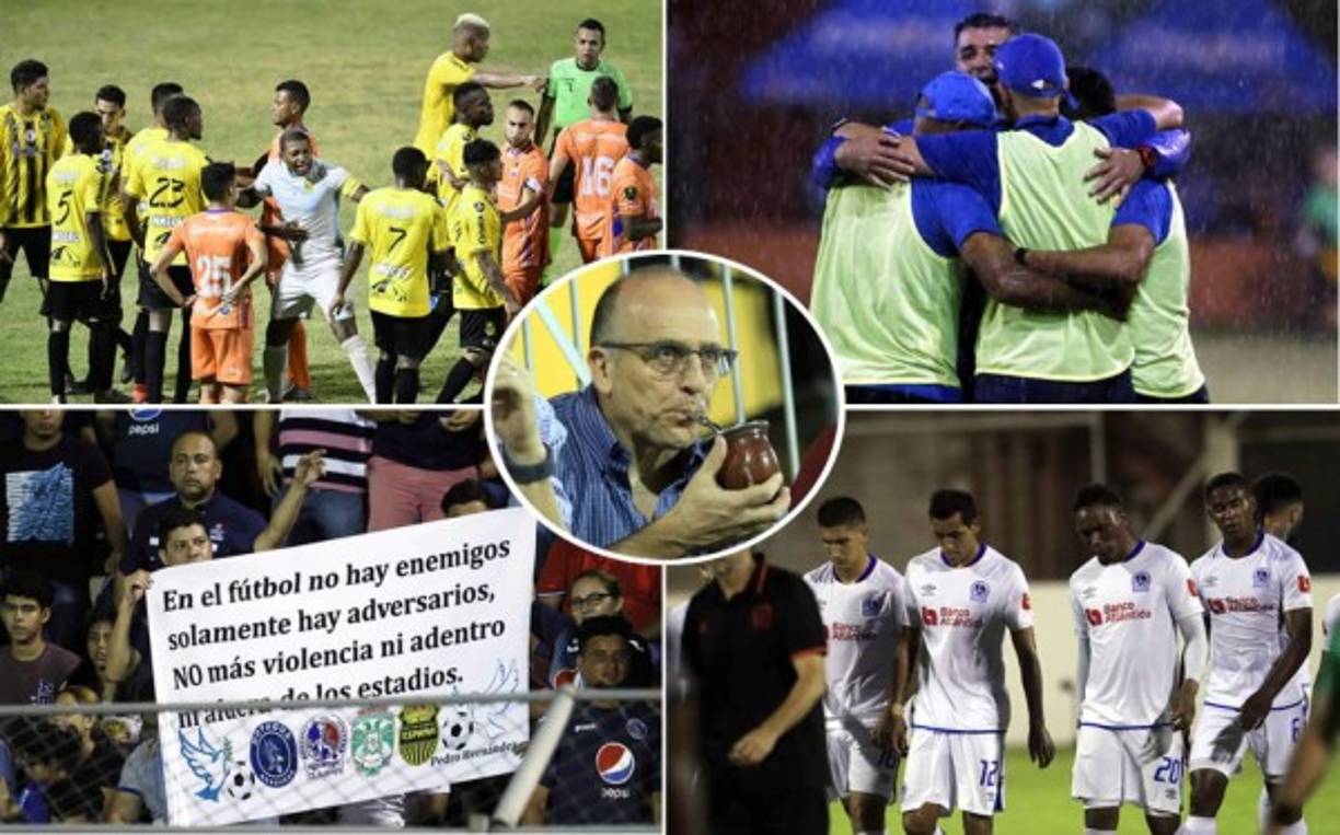 Las imágenes que dejó la octava jornada del Torneo Apertura 2019 de la Liga Nacional de Honduras.