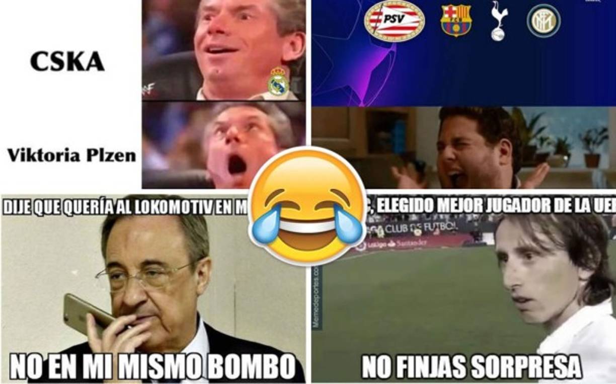 Los mejores memes que nos dejó el sorteo de la fase de grupos de la Champions League.
