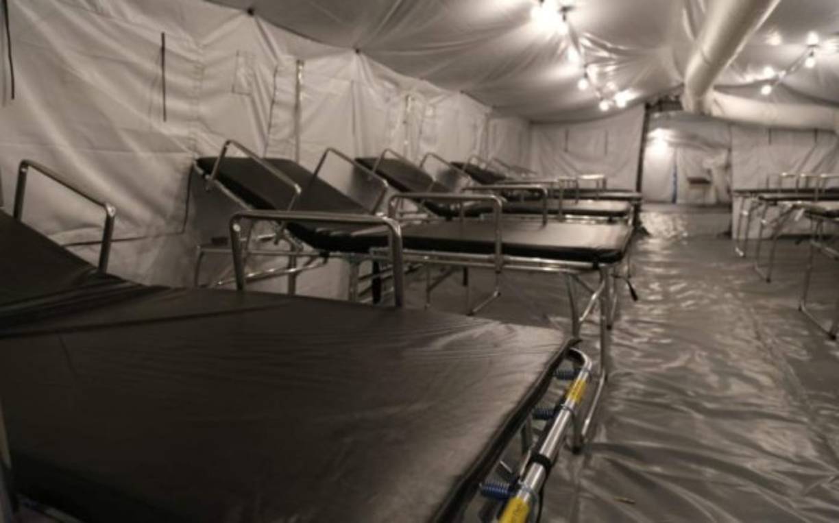 El hospital y clínica móvil servirá para atender a pacientes de Villanueva y municipios aledaños.