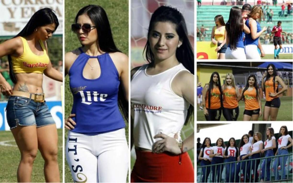 Ellas son las hemosas chicas que le pusieron la belleza a la jornada 12 del Torneo Clausura 2018 de la Liga Nacional del fútbol hondureño.