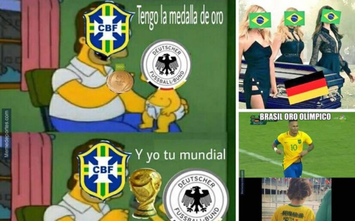 Brasil tuvo su venganza contra Alemania y le ganó la medalla de oro de los Juegos Olímpicos de Río de Janeiro 2016 en la tanda de penales en la final en el estadio Maracaná. No te pierdas los divertidos memes.