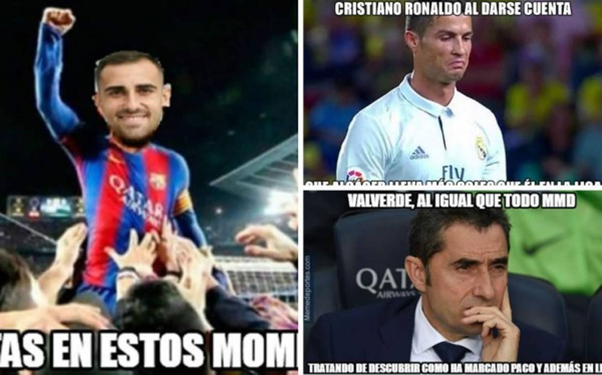 Estos son los mejores memes que nos dejó la victoria del Barcelona (2-1) contra el Sevilla en la Liga Española. Paco Alcácer, el gran protagonista.
