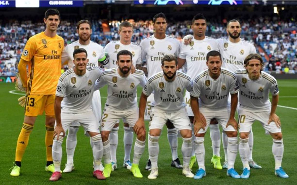 El 11 titular que mandó Zidane para el partido del Real Madrid contra Brujas.