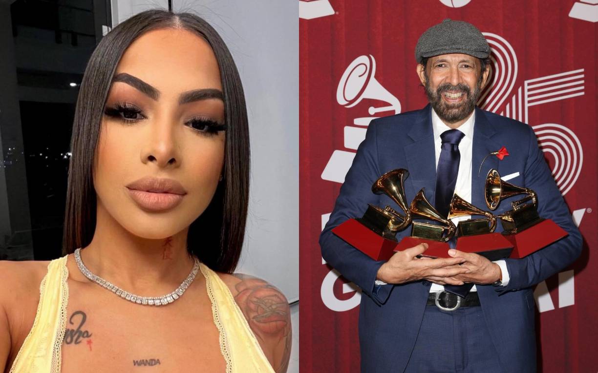 La cantante dominicana Yailin subió una fotografía a sus redes de los tenis ‘Bachata Rosa’ manufacturados por la marca Ewing Athletic que le habría regalado Juan Luis Guerra. <b>“Gracias maestro, mis respetos siempre”</b>, fue el mensaje de agradecimiento que añadió Yailin a la publicación, en donde también se aprecia la nota personalizada que recibió.