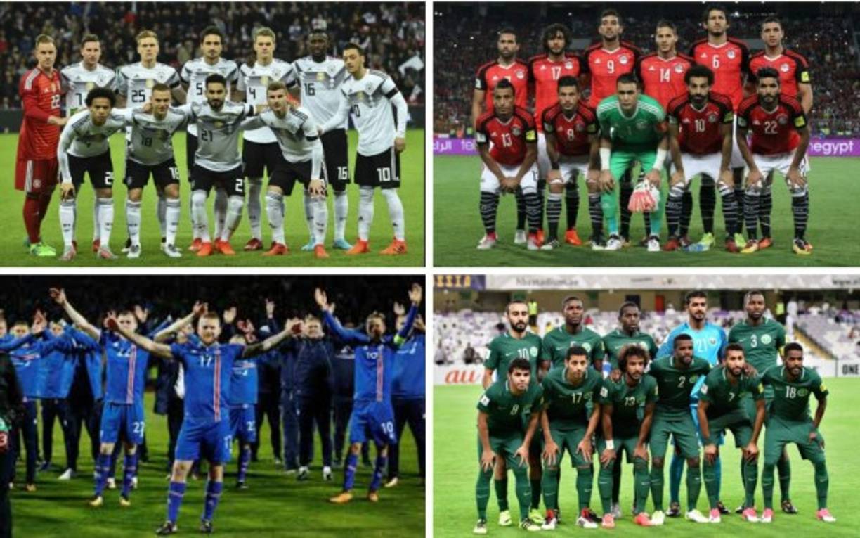 Conoce los apodos de las 32 selecciones que disputarán el Mundial de Rusia 2018.