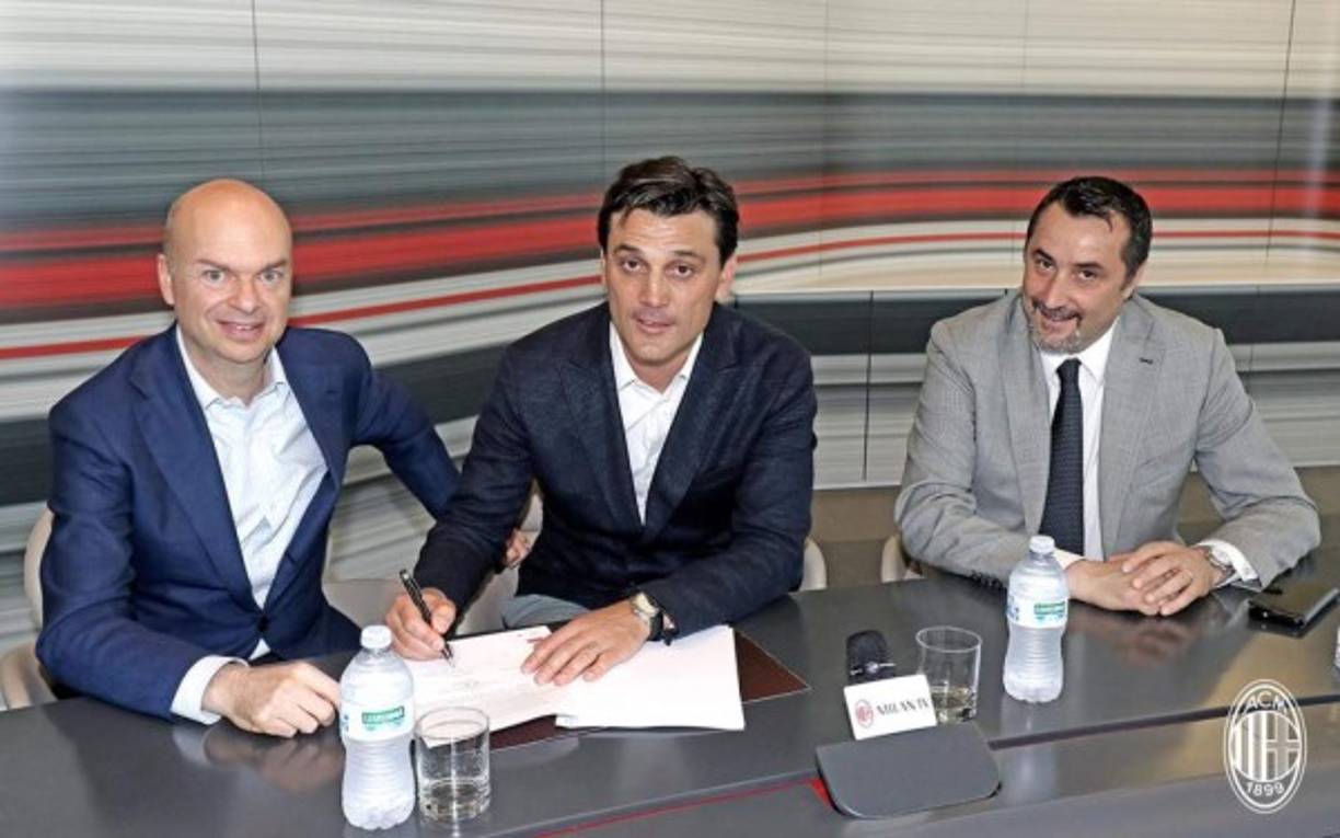 Oficial: Vincenzo Montella renovó su vínculo con el AC Milan hasta el 2019.