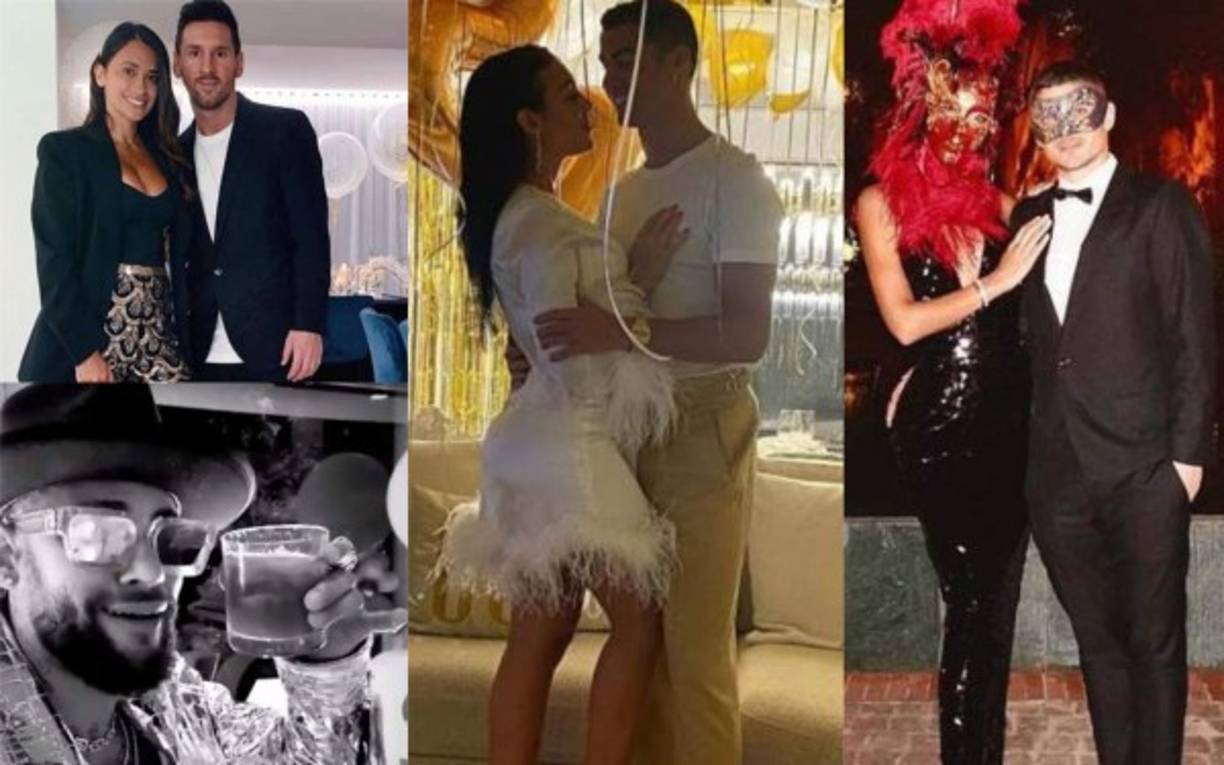 Los futbolistas de la elite de las ligas europeas compartieron en las redes sociales la intimidad de los festejos de año nuevo. Así recibieron el 2021 estrellas como Messi, Neymar, Cristiano Ronaldo, Kylian Mbappé y Sergio Ramos.