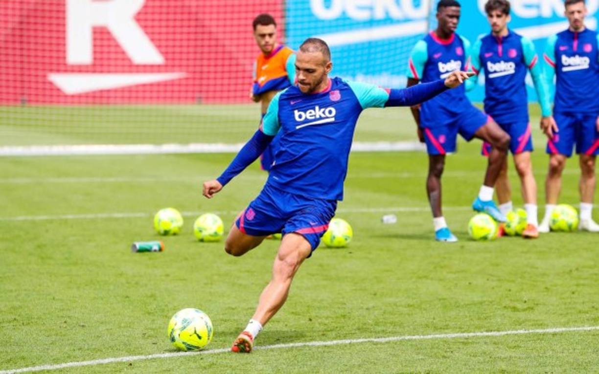 Martin Braithwaite: Es un hecho que el delantero danés no seguirá en las filas del cuadro culé. Foto Facebook Barcelona.