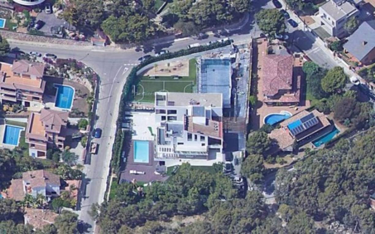 Esta es una zona exclusiva de Barcelona en la que viven otros futbolistas.