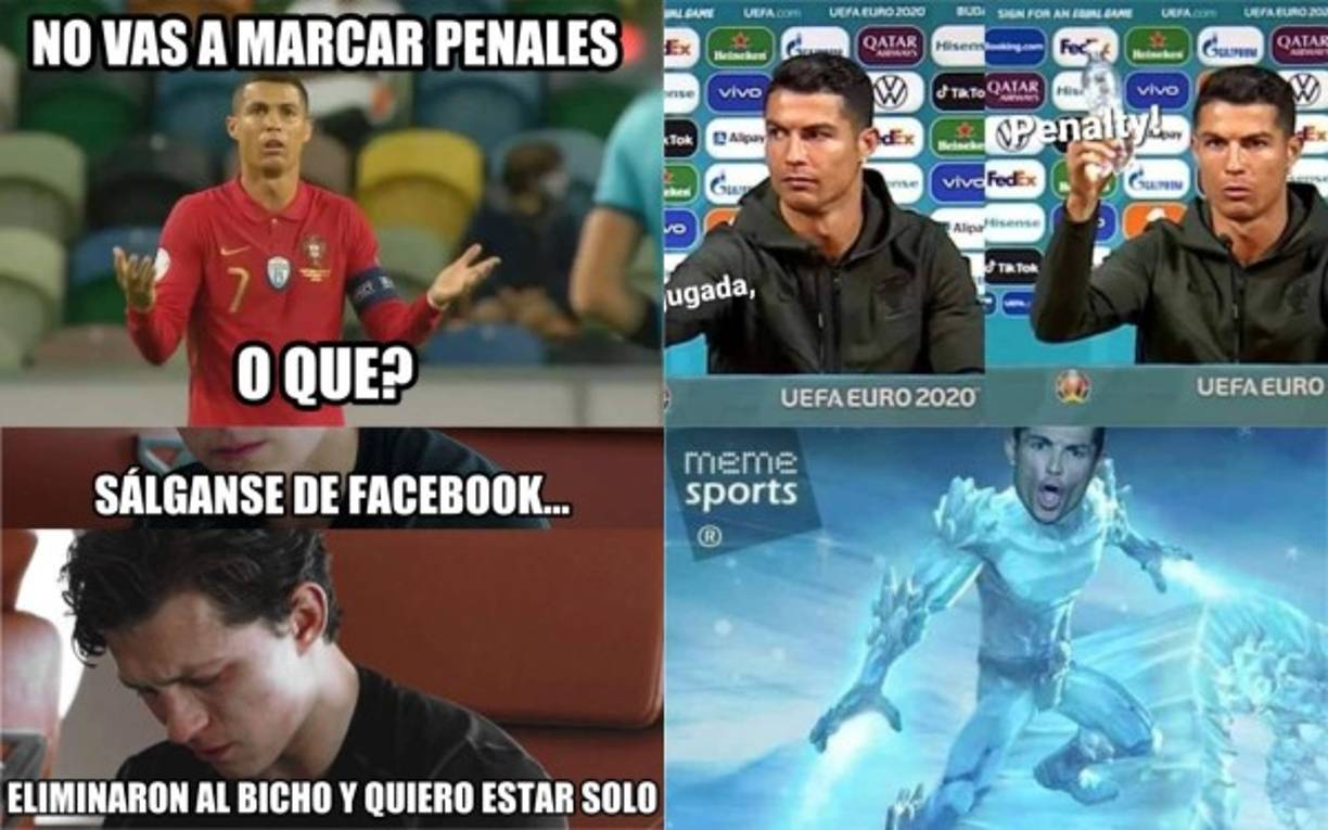Las burlas para Cristiano Ronaldo han sido evidentes luego de la eliminación de Portugal en la fase de octavos de final de la Eurocopa.