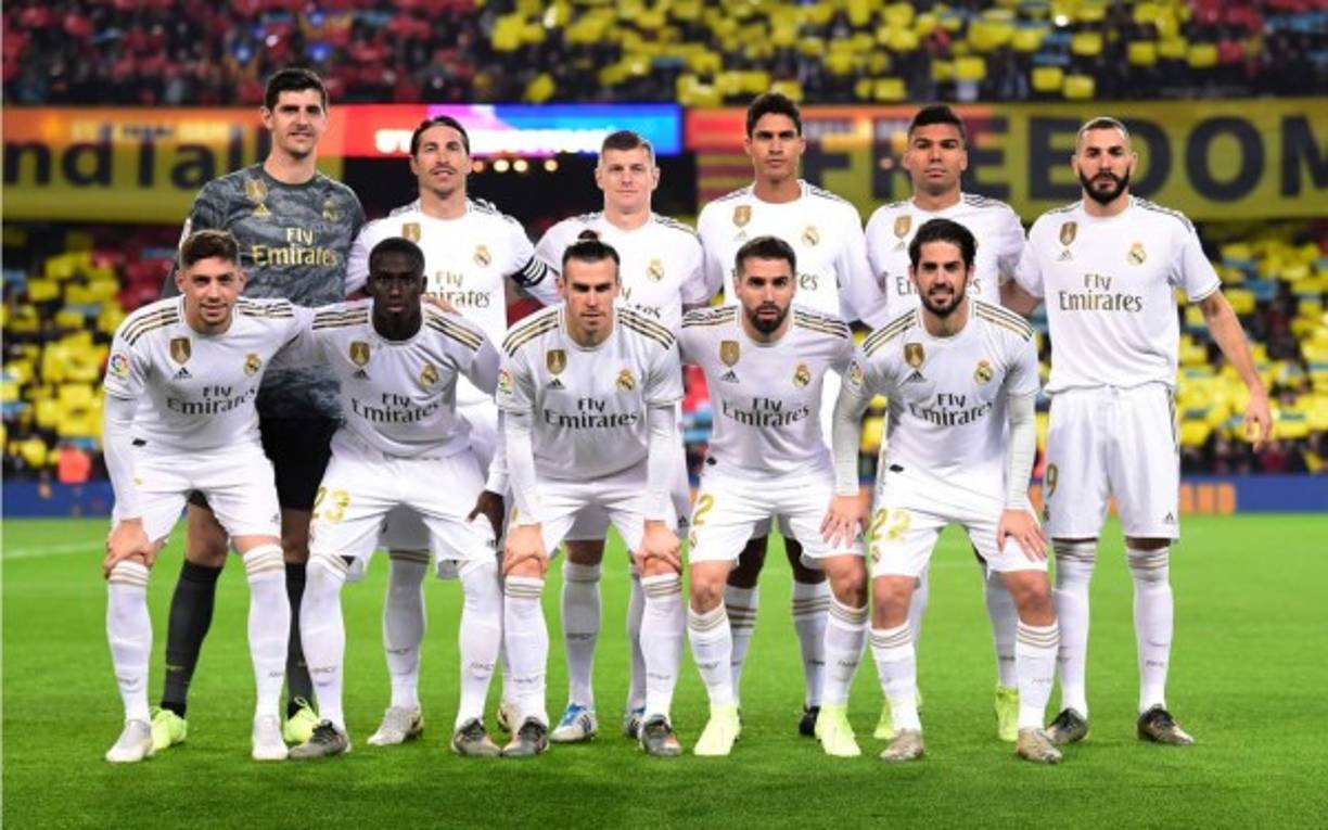 Imagen posada del 11 del Real Madrid para el clásico contra el Barcelona.