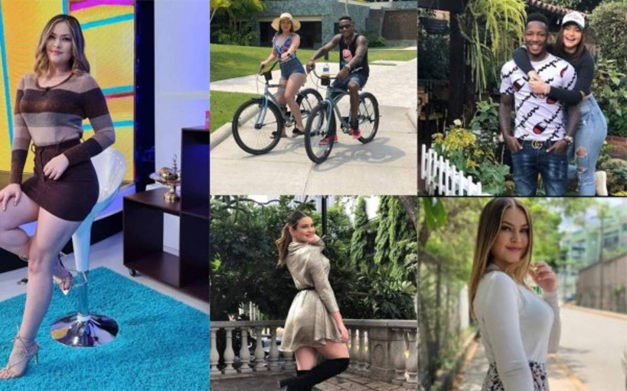 La presentadora de televisión Malubi Paz se pronunció sobre lo que fue su relación sentimental con el delantero hondureño Romell Quioto. La bella chica le dejó varios dardos al atacante catracho. Fotos Instagram Malubi Paz y Romell Quioto.