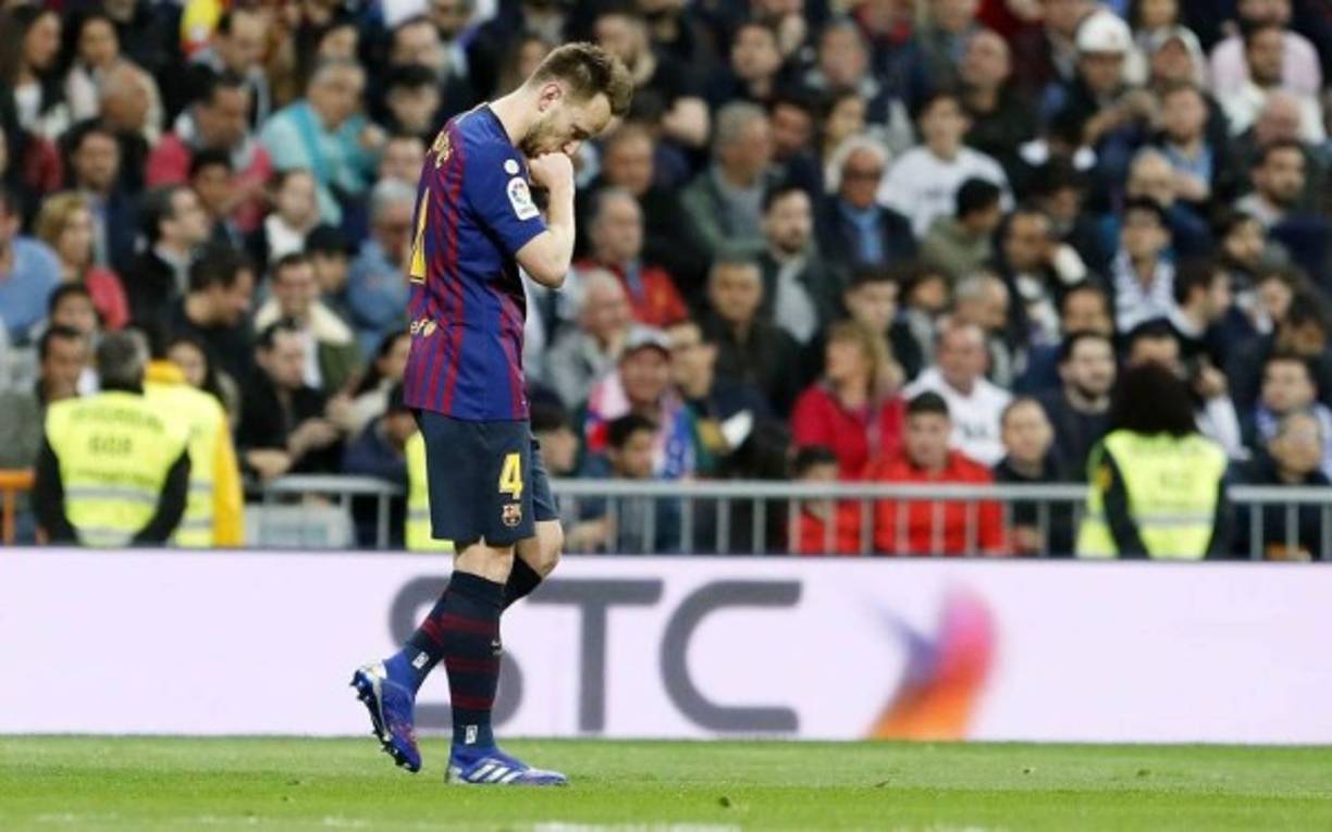 Así celebró Ivan Rakitic su golazo contra el Real Madrid. Beso al puño. Foto FCBarcelona.es