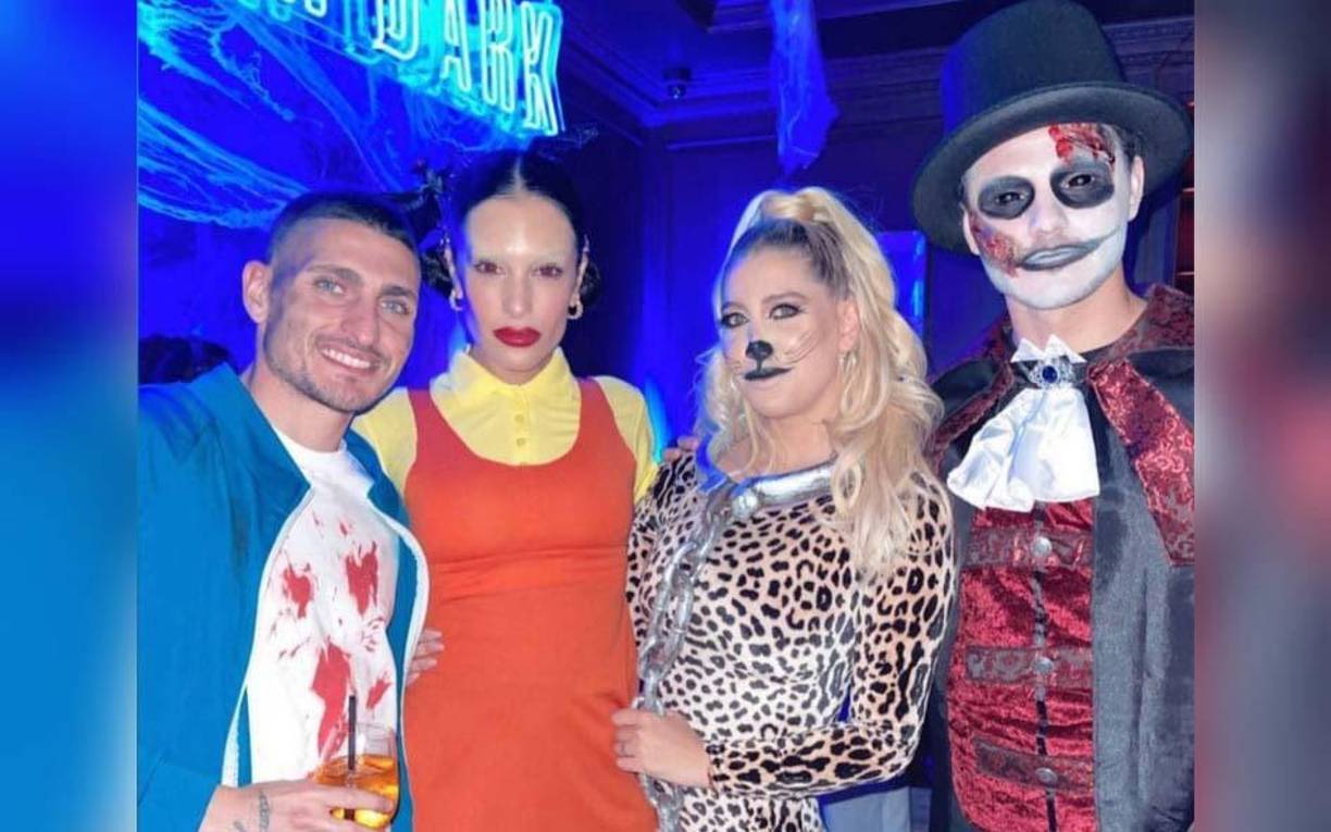 Marco Verratti y Mauro Icardi encabezaron la fiesta de Halloween que tuvieron algunos de los jugadores del PSG. 