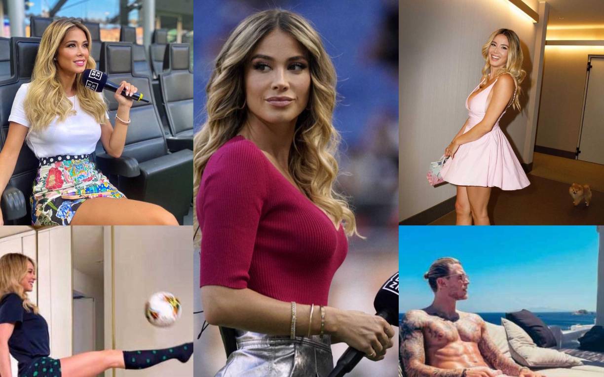 <b>La italiana Diletta Leotta es considerada como la reportera deportiva más bella del mundo y en las últimas horas ha generado revuelo al conocerse que habría sido conquistada por un conocido futbolista.</b>