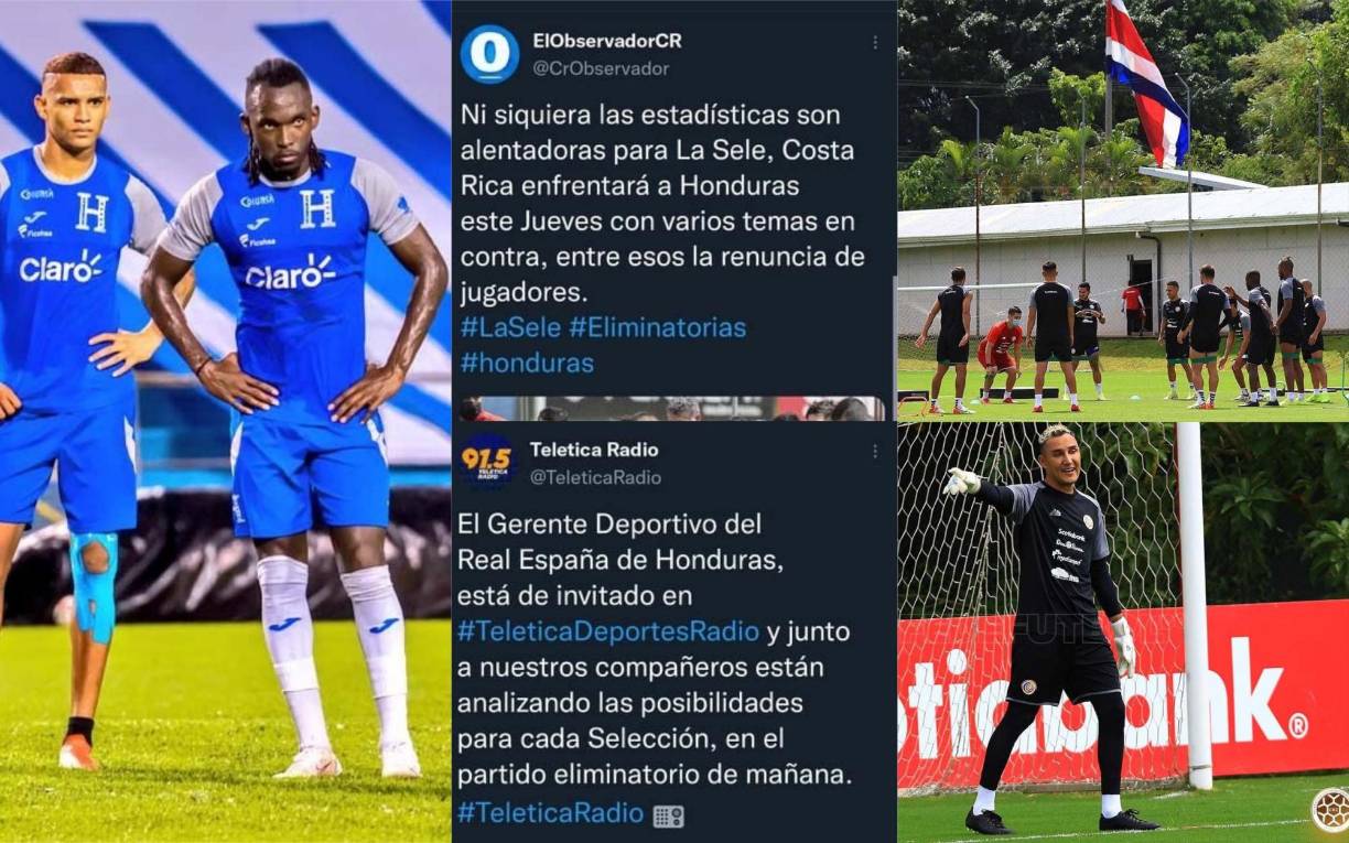 La prensa deportiva de Costa Rica se muestra preocupada en la previa del decisivo duelo de este jueves que sostendrán frente a Honduras por las eliminatorias rumbo a Catar 2022.