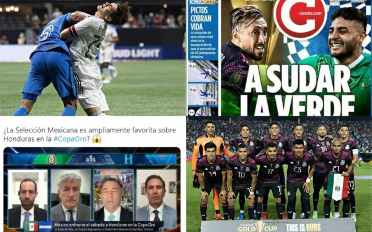 A continuación te presentamos lo que dice la prensa mexicana en la previa del duelo en donde su selección se enfrentará a Honduras por los cuartos de final de la Copa Oro.¿Se ven ganadores?