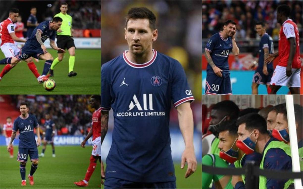 El argentino Lionel Messi realizó su esperado debut con la camiseta del PSG en la victoria de 2-0 obtenida por el cuadro parisino ante Reims. A continuación de mostramos la mejores imágenes del estreno del crack rosarino. Fotos AFP y PSG twitter.