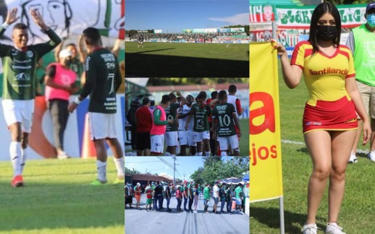 Marathón venció 2-0 al Motagua en un vibrante clásico que abrió la jornada 3. En el estadio se vivió una gran fiesta deportiva en donde las bellas chicas robaron suspiros; además los verdes salieron felices por el resultado. Fotos Moisés Valenzuela y CD Marathón.