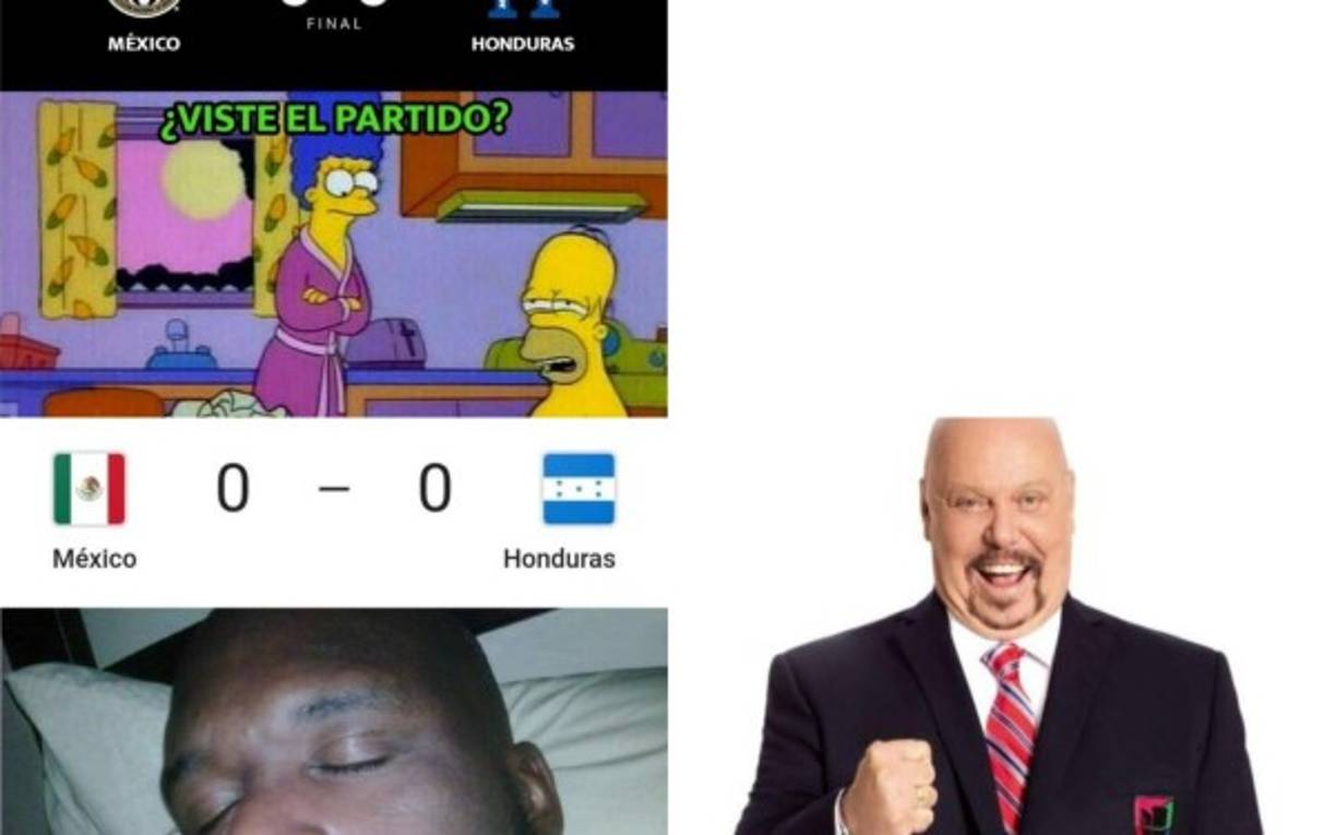 Honduras y México empataron 0-0 y las redes sociales estallaron con ingeniosos memes.