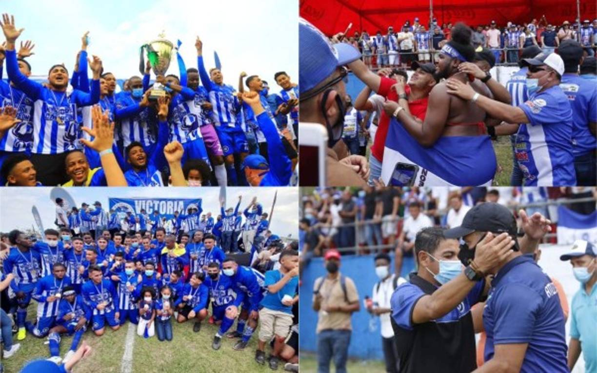 El Victoria se impuso 3-0 al Atlético Pinares en el partido de vuelta de la Final del Ascenso y con un global de 5-0 regresa a la Liga Nacional. Los festejos no podían faltar y el personaje de La More generó todo tipo de comentarios.