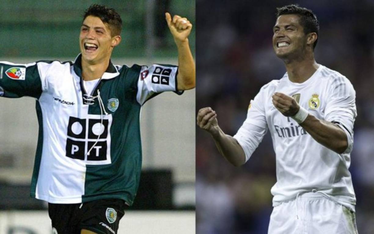 Cristiano Ronaldo fue el que cambió más drasticamente.