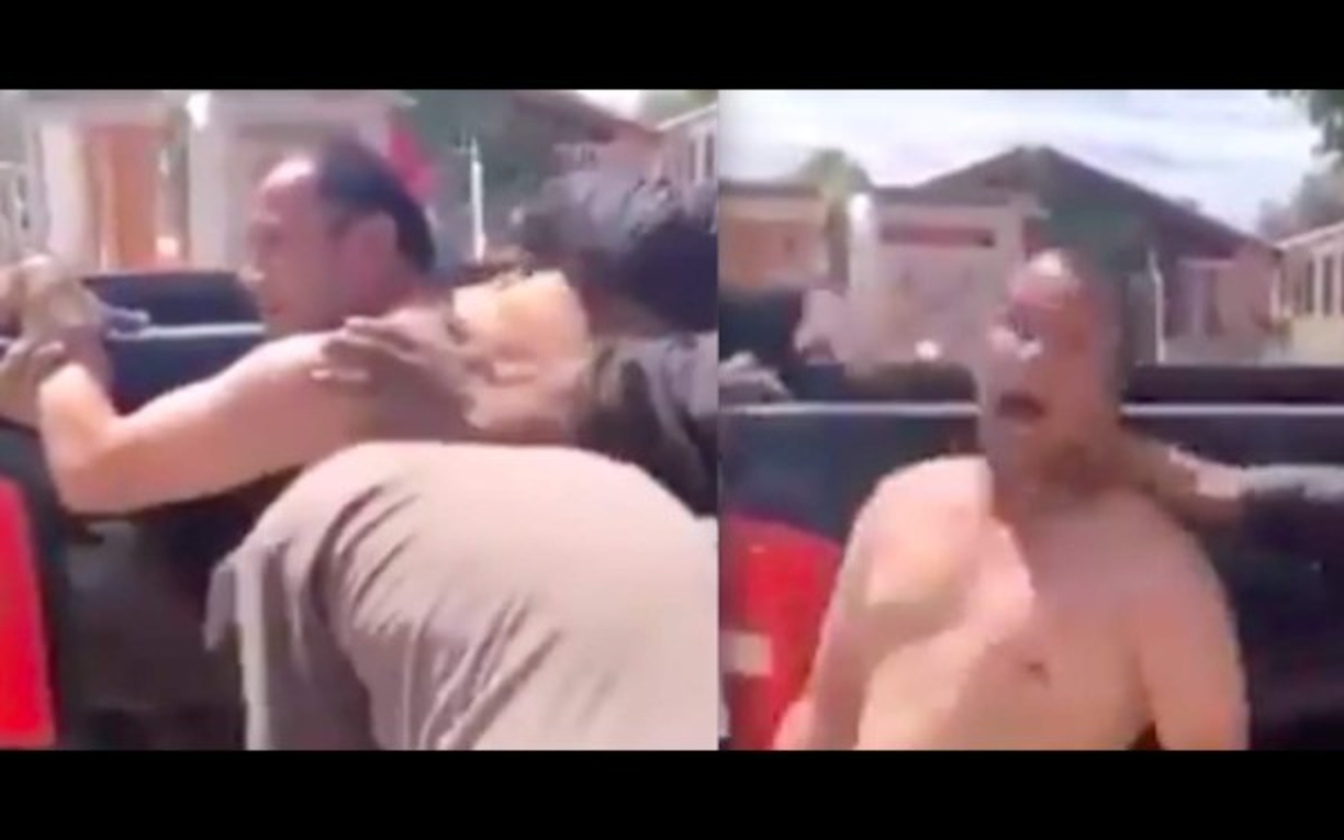 Según el castigo propinado por los sicarios a los ciudadanos es una medida para proteger a la ciudad de la propagación del coronavirus.