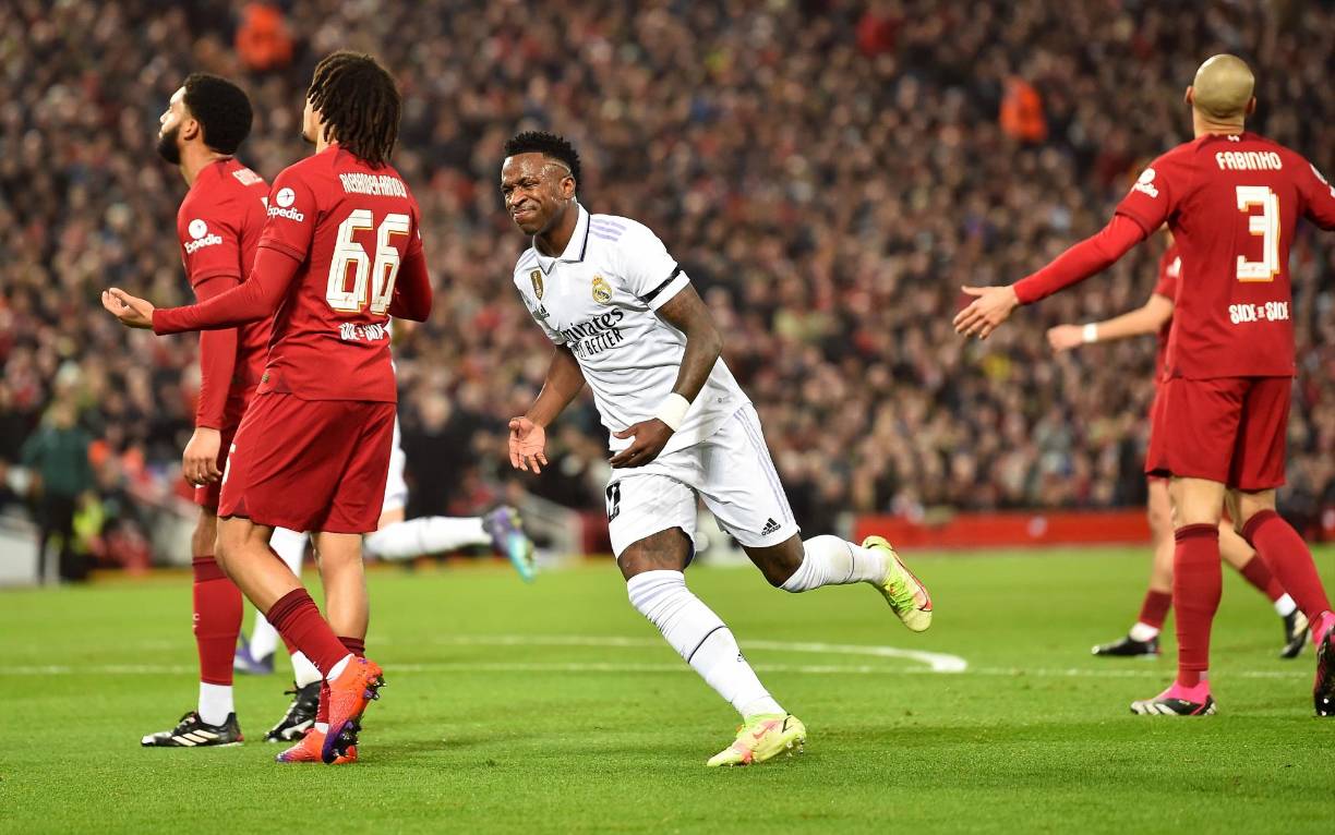 Real Madrid despertó al minuto 21 gracias a un gran gol del brasileño Vinicius.