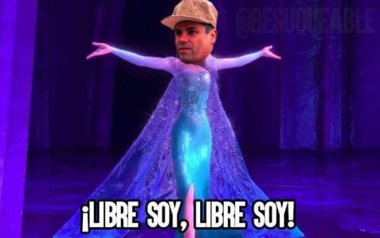 Al estilo de Frozen también parodian al Chapo.