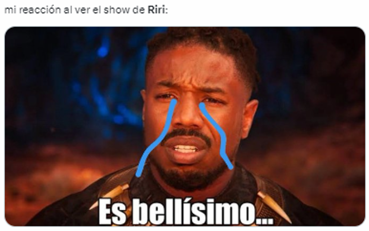 Memes: Así reaccionaron las redes al show de Rihanna en el Super Bowl
