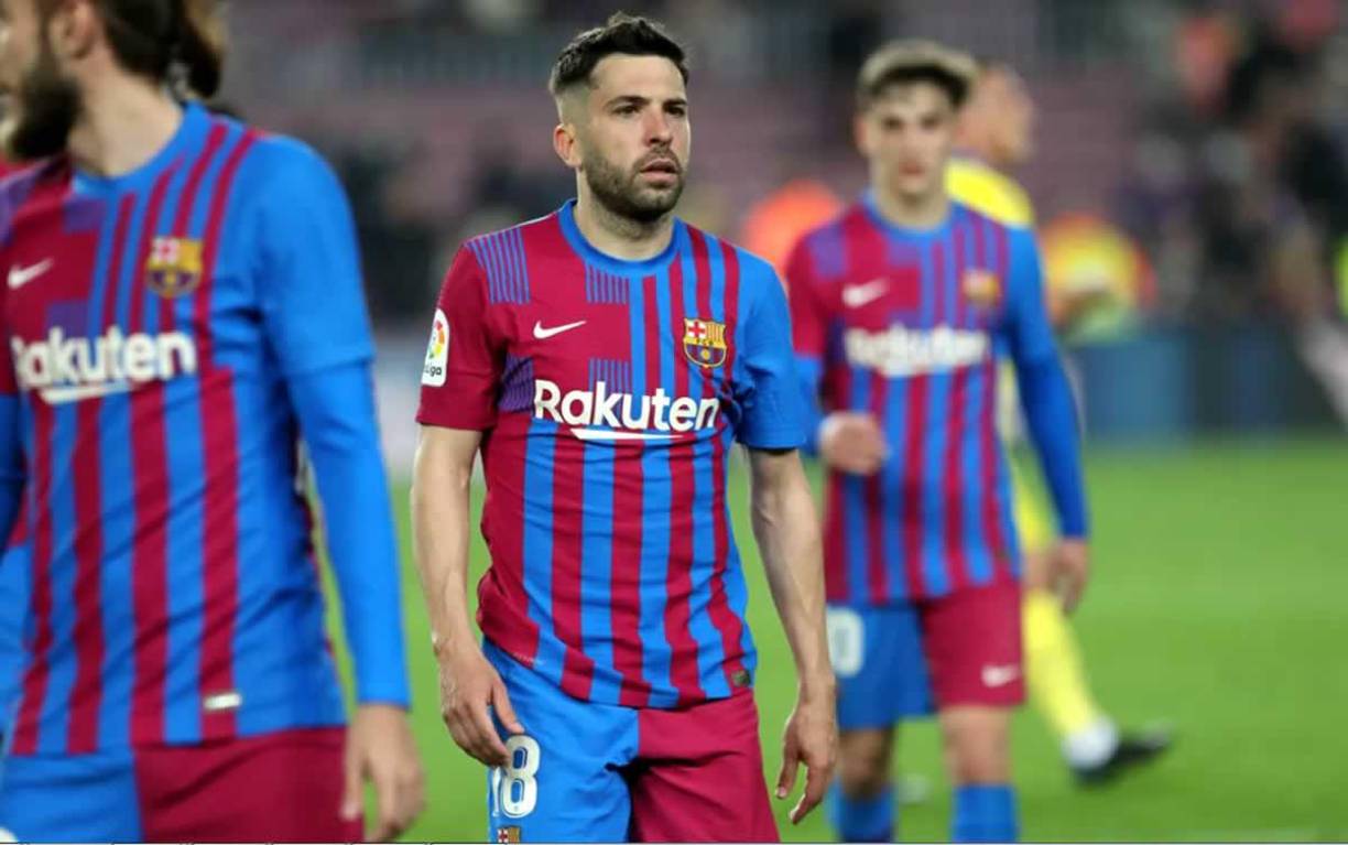 Jordi Alba y compañía se fueron de la cancha muy tristes por la derrota contra el Cádiz.