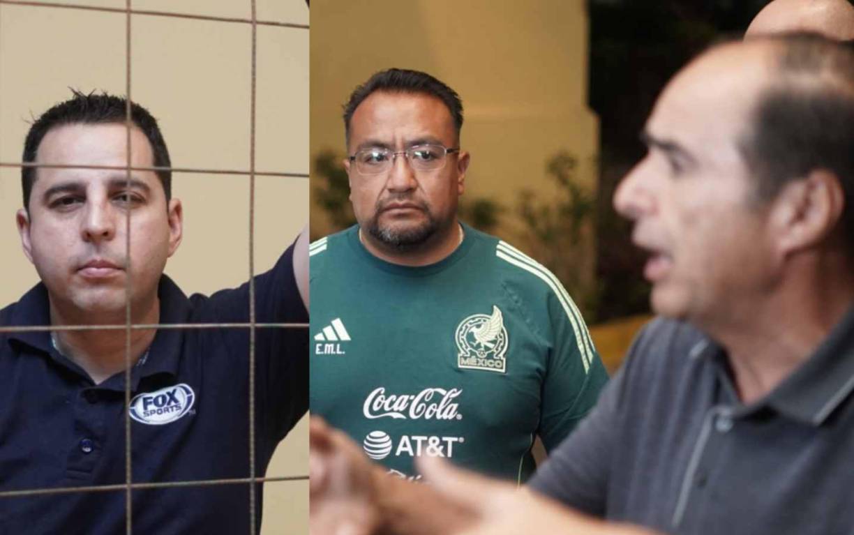 Prensa mexicana se molestó la noche de este miércoles tras ser “enjaulada” en San Pedro Sula.