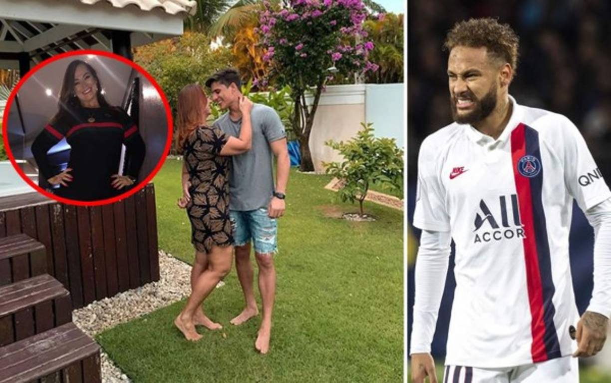Nadine Gonçalves, madre de Neymar, es noticia en el mundo tras presentar a su novio, un joven de 22 años, de hecho, el crack brasileño es mayor que él y no ha dudado en mardarle un mensaje.