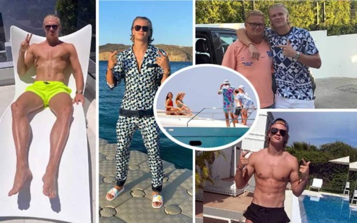 Erling Haaland está dando mucho de que hablar por sus millonarias vacaciones en el Mar Mediterráneo, donde disfruta entre amigos y familiares tras una larga temporada con el Borussia Dortmund y mientras se resuelve su futuro.