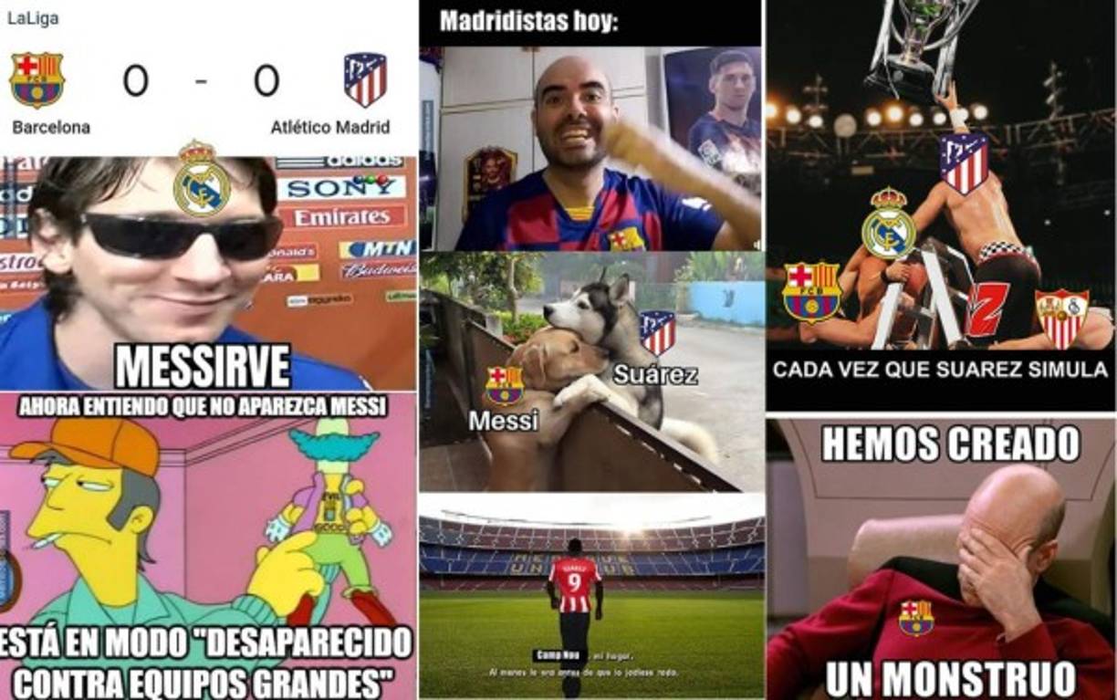 Los divertidos memes que dejó el empate (0-0) entre Barcelona y Real Madrid, un resultado que beneficia al Real Madrid en la Liga Española.