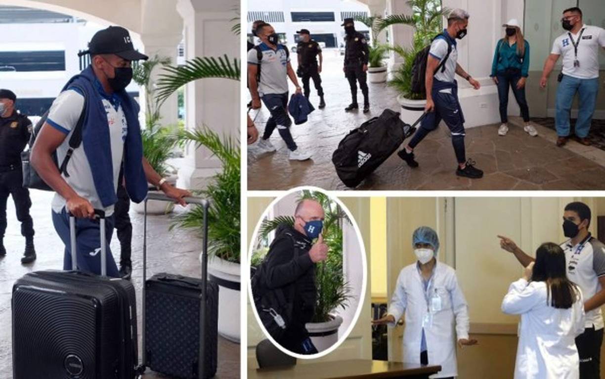 La delegación de la Selección Nacional de Honduras ya está instalada en San Salvador para comenzar a preparar el partido del domingo contra su similar de El Salvador en la segunda jornada de la octagonal final de la Concacaf rumbo al Mundial de Qatar 2022. Foto Yoseph Amaya