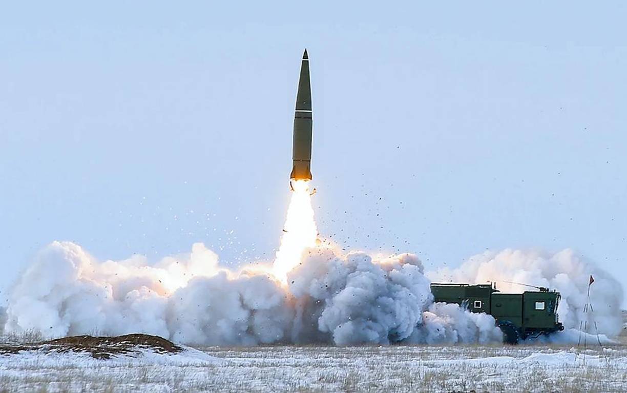 Precisó que también trasladó misiles Iskander capaces de llevar una ojiva nuclear.