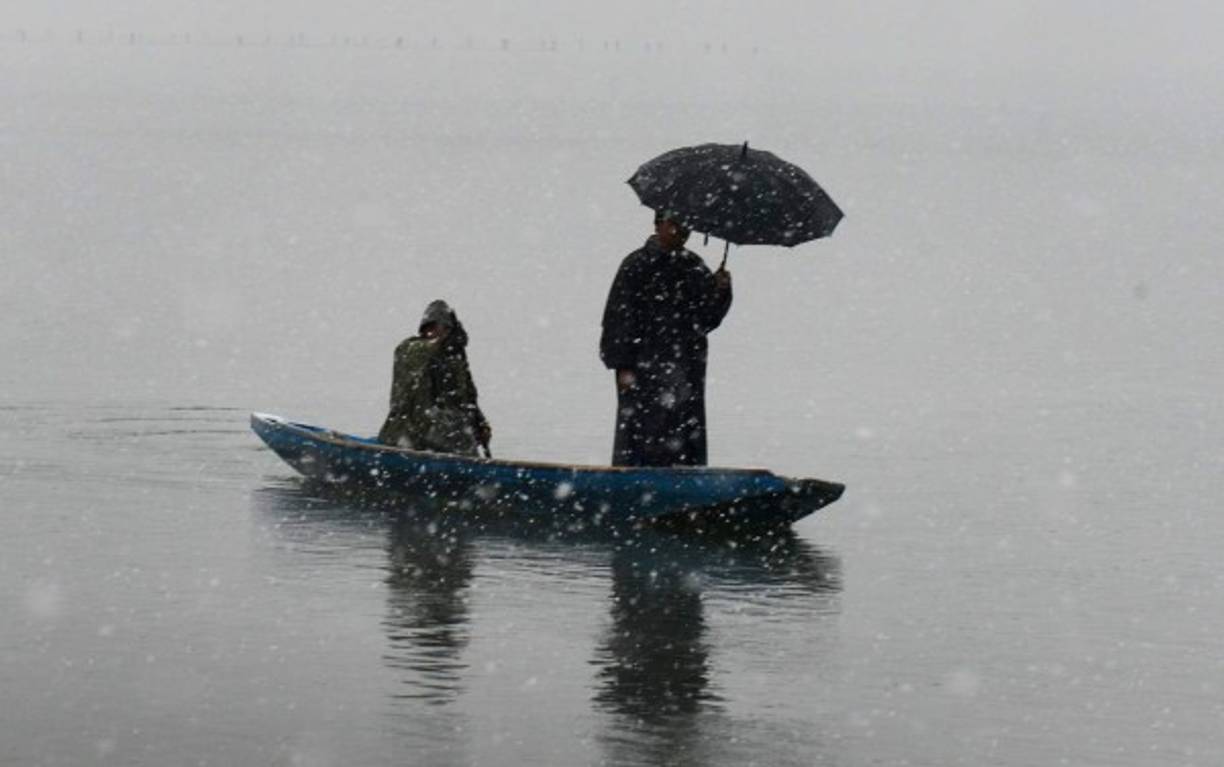 En la India también están cayendo intensas lluvias.