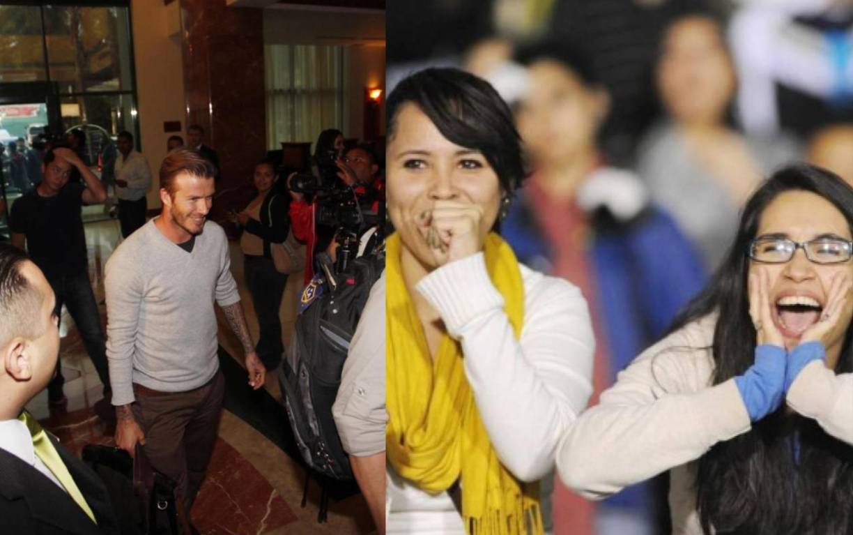El 20 de octubre del 2011 fue una noche inolvidable para muchos aficionados del Motagua, entre ellas una gran cantidad de mujeres que llegaron a ver a la super estrella David Beckham. ¡Fue un día de locura por el ‘Spice Boy’!