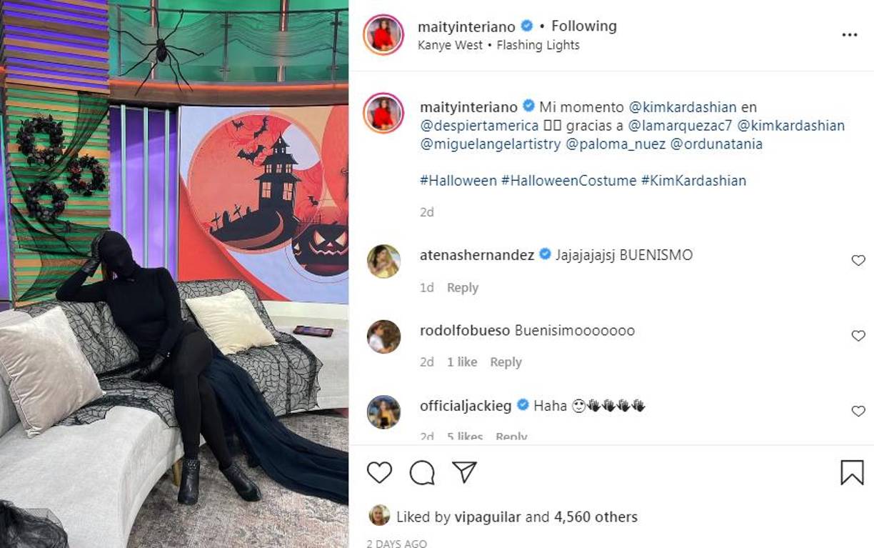 Mientras que Maity Interiano personificó a Kim Kardashian en la reciente gala del MET.