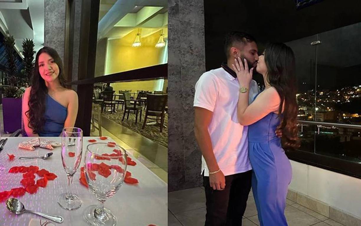 Futbolista del Olimpia le pidió matrimonio a su novia de una manera peculiar en Tegucigalpa. 