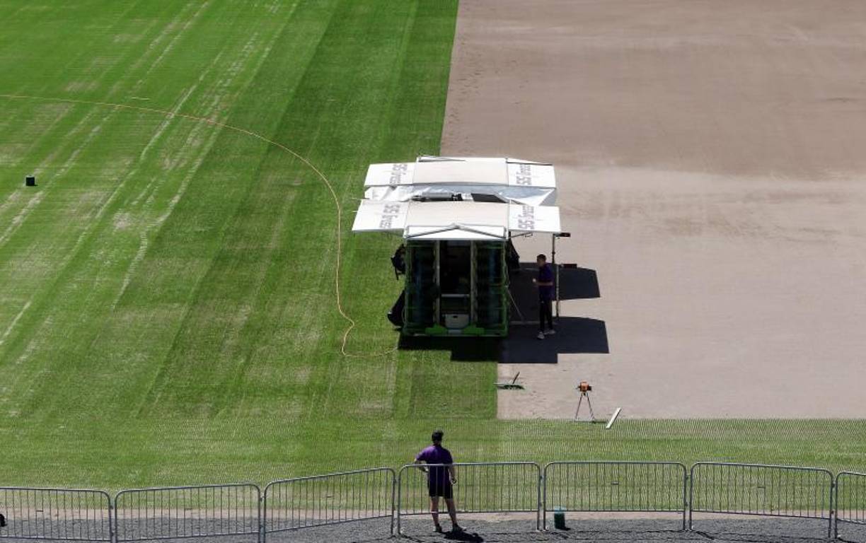 El estadio Nacional de Tegucigalpa comienza a verse de manera muy diferente con los trabajos que se están realizando. 