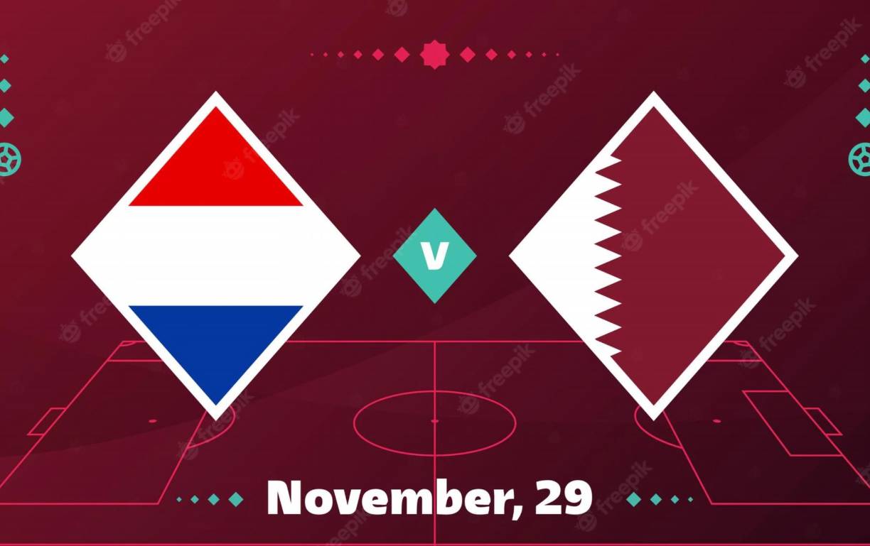 Países Bajos vs Qatar: Duelo a realizarse el 29 de noviembre, comenzará a las 9:00am, hora de Honduras. 