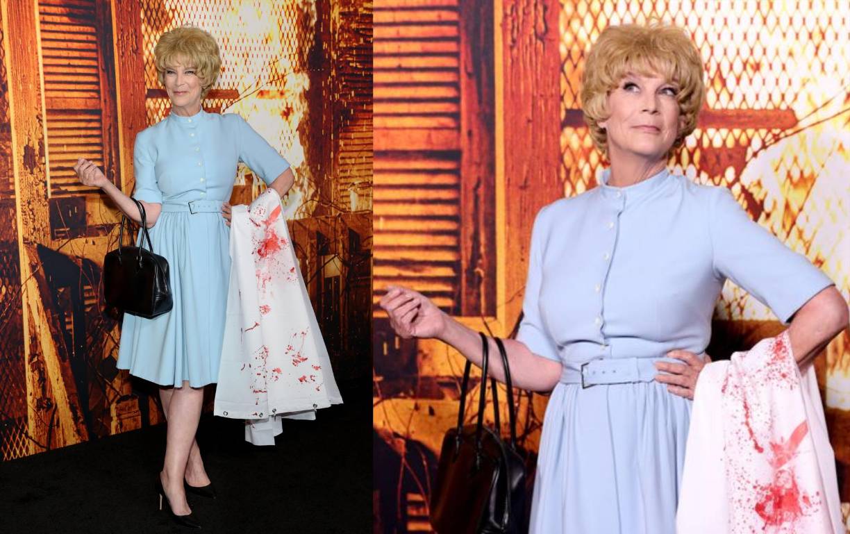 Jamie Lee Curtis rindió homenaje al personaje de su madre, Janet Leigh, Marion Crane, en “Psycho”.