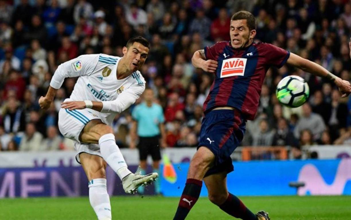 CR7 por más que lo intentó no pudo anotar.